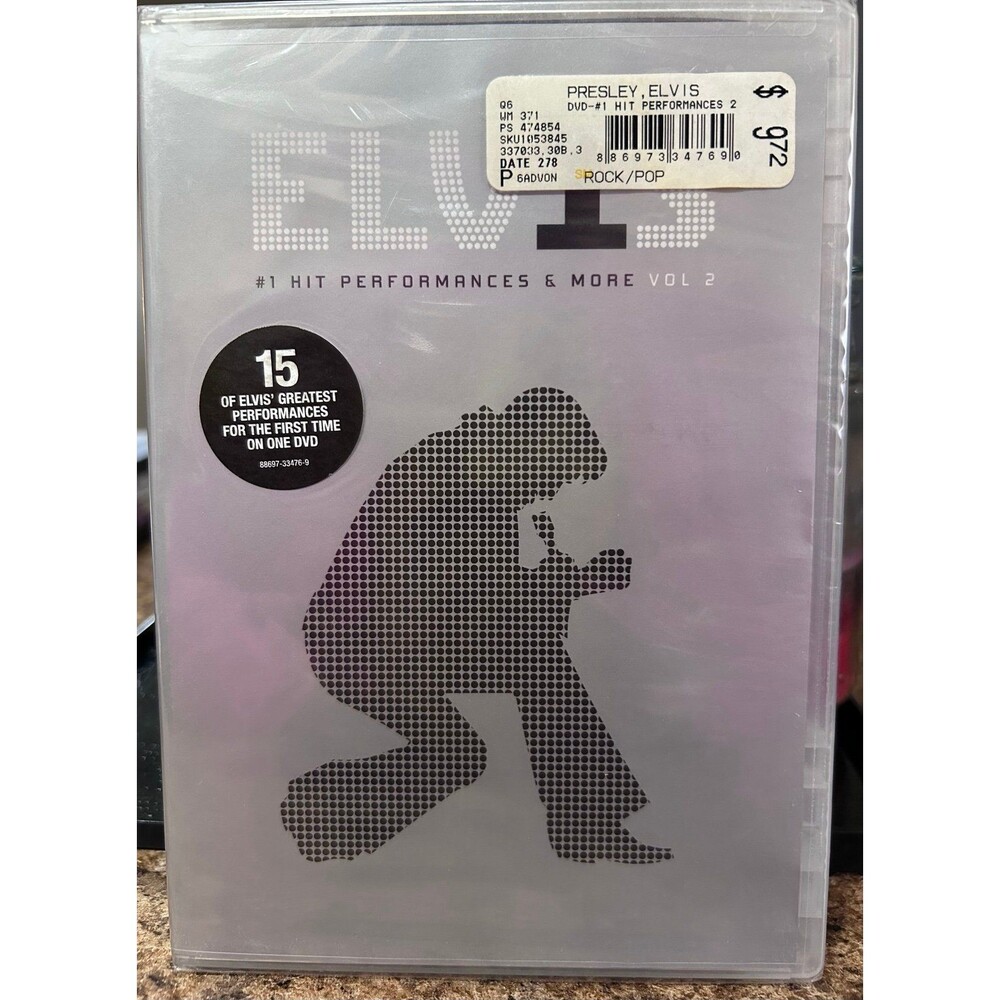 Elvis Presley: Elvis #1 Hit Performances, Vol. 2 (DVD) Elvis Presley NEW SEALED